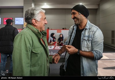 پژمان جمشیدی و رضا کیانیان در هفتمین روز سی‌وهفتمین جشنواره جهانی فیلم فجر