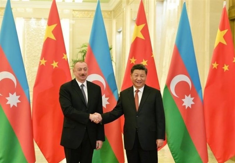 دیدار روسای جمهور چین و جمهوری آذربایجان در پکن
