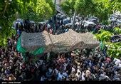 تشییع پیکر شهید مدافع حرم مجید قربانخانی