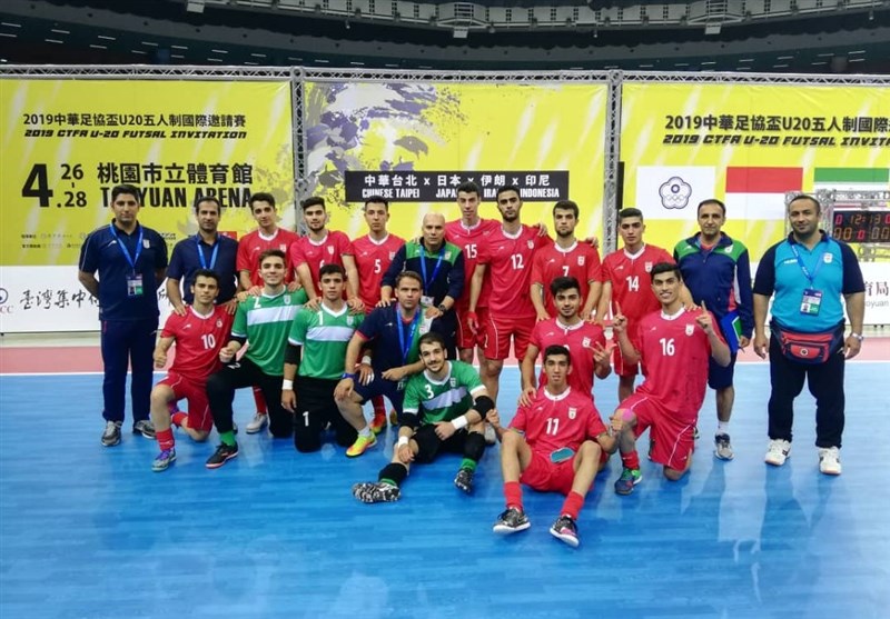 پیروزی پُرگل تیم فوتسال زیر 20 سال ایران مقابل چین تایپه
