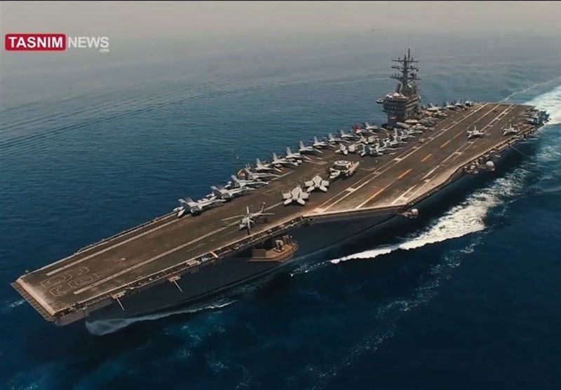 IRGC HD Video Shows US Aircraft Carrier in Persian Gulf