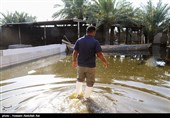 روستای سیل زده صراخیه در شادگان