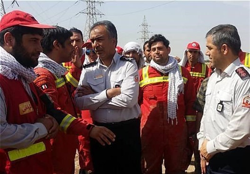 امدادرسانی یک ماهه آتش‌نشانان تهران در مناطق سیل‌زده خوزستان + تصاویر