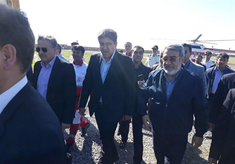 وزیر کشور از مناطق سیل‌زده گلستان بازدید کرد