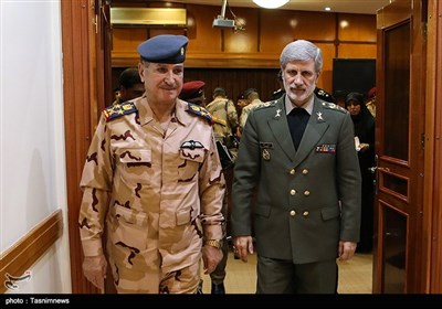 دیدار فرماندهان عالی‌رتبه ارتش عراق با وزیر دفاع