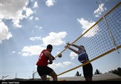 مسابقات والیبال ساحلی قهرمانی خراسان شمالی به روایت تصاویر