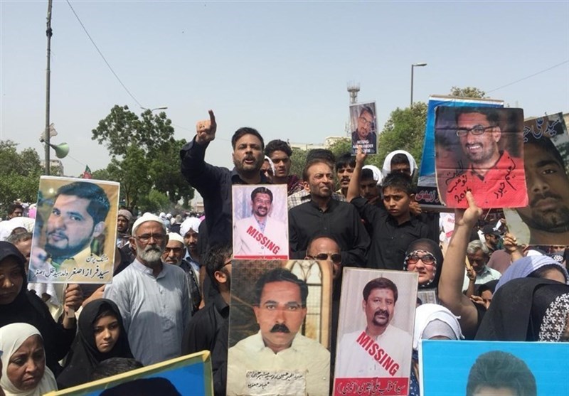 گزارش تسنیم از ادامه اعتراضات خانواده شیعیان پاکستان به ربوده‌شدن عزیزانشان +فیلم