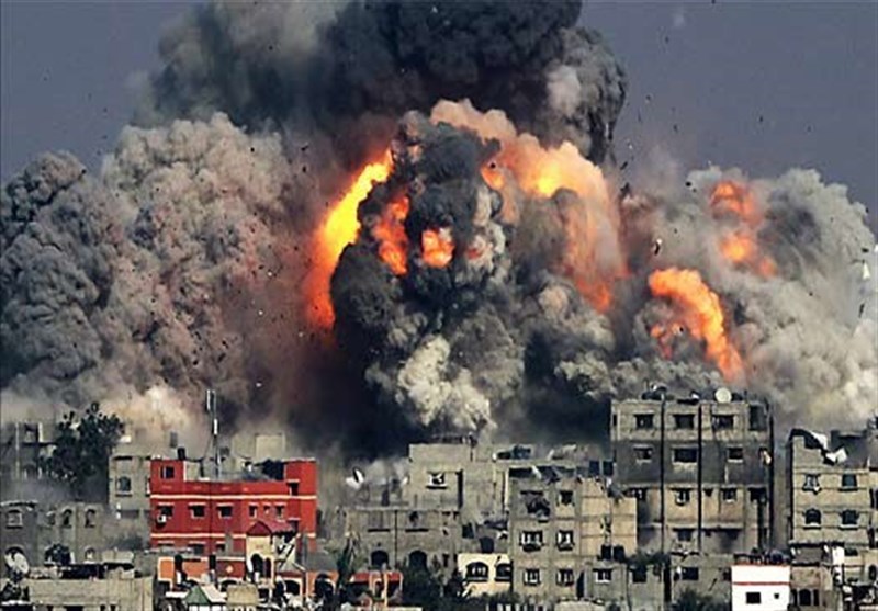 غزہ میں وحشیانہ بمباری، 4 فلسطینی شہید اور 40 زخمی