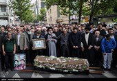 مراسم تشییع پیکر مادر شهیدان طهرانی‌مقدم