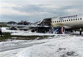 41 کشته در آتش‌سوزی هواپیمای سوپرجت 100 سوخو + فیلم