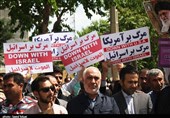 Iranian Friday Prayers March in Support of SNSC&apos;s Decision 