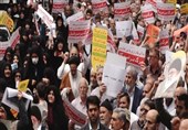 راهپیمایی مردم یزد در حمایت از بیانیه شورای عالی امنیت ملی برگزار شد
