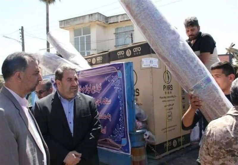 800 بسته لوازم خانگی‌ بین سیل‌زدگان استان گلستان‌ توزیع شد