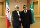 دیدار ظریف با وزیر خارجه ترکمنستان