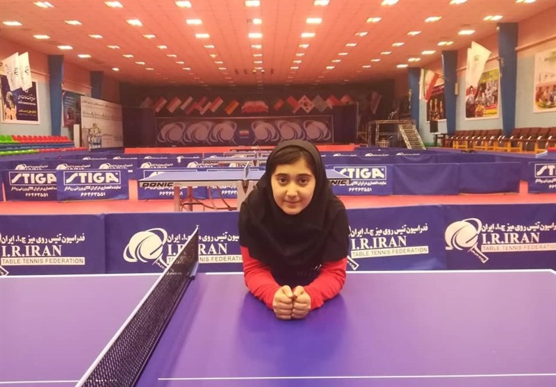دعوت از دختر پینگ‌پنگ‌باز ایرانی به اردو و مسابقات هوپس جهانی