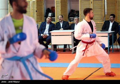 بازدید وزیر تعاون،کار و رفاه اجتماعی از اردوی تیم ملی کاراته