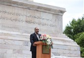 نخستین قطعه از پازل ساماندهی جلوخان آرامگاه فردوسی به بهرهبرداری رسید