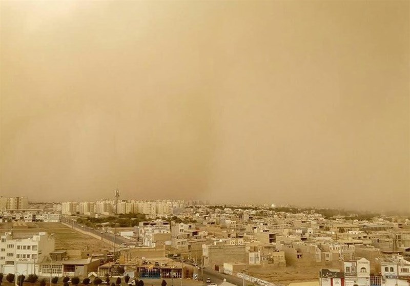 توفان شن استان یزد را در برگرفت+تصاویر
