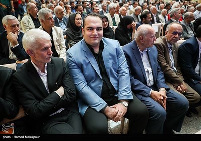 بهداد سلیمی در مراسم افتتاح موزه ملی ورزش، المپیک و پارالمپیک