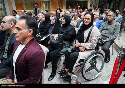 زهرا نعمتی در مراسم افتتاح موزه ملی ورزش، المپیک و پارالمپیک