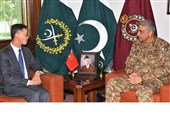 ملاقات سفیر چین با فرمانده ارتش پاکستان