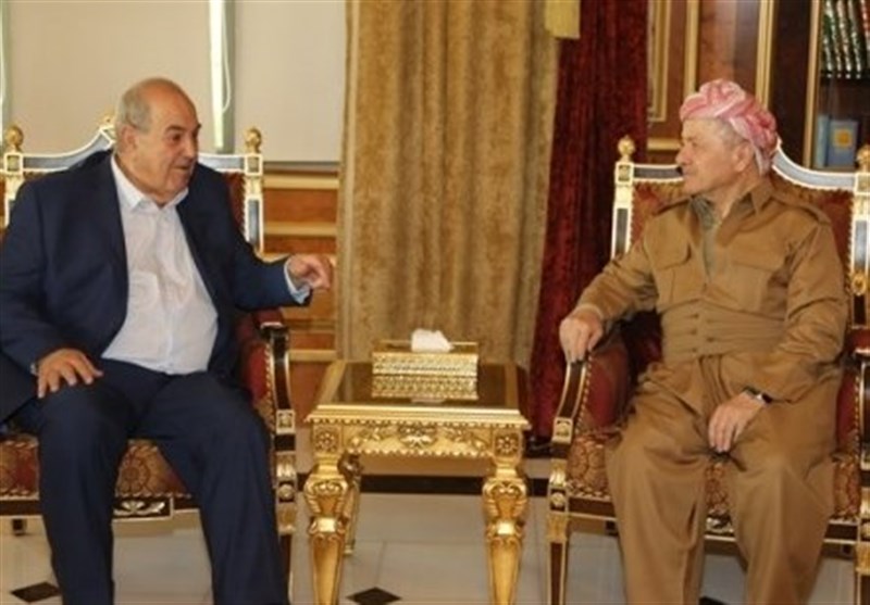دیدار بارزانی و علاوی در شمال عراق/ رئیس اقلیم کردستان هفته آینده انتخاب می‌شود