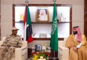 دیدار معاون حاکم نظامی سودان با بن‌سلمان