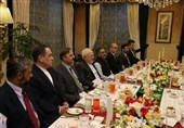ظریف در ضیافت افطاری وزیر امور خارجه پاکستان