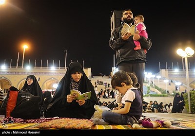 مراسم احیای شب قدر مصادف با شب نوزدهم ماه مبارک رمضان در مصلی امام خمینی (ره)