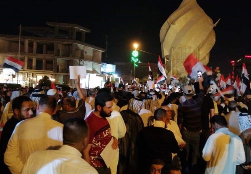 برگزاری تظاهرات ضد جنگ در کربلا و بغداد