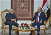 جزئیات دیدار ظریف و صالح/ دعوت از رئیس جمهور عراق برای سفر به تهران