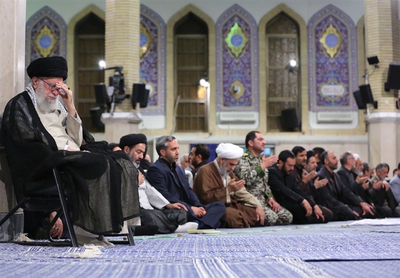 برگزاری دومین روز مراسم سوگواری شهادت امام علی(ع) با حضور امام خامنه‌ای