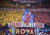 فوتبال جهان| شب پراحساس ورزشگاه المپیکوی رم از دریچه تصاویر/ از خداحافظی اشک‌آلود رانیری تا وداع با آخرین گلادیاتور