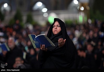 Worshippers Mark Laylat Al-Qadr at Imam Reza Shrine in Mashhad