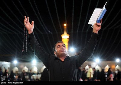 Worshippers Mark Laylat Al-Qadr at Imam Reza Shrine in Mashhad