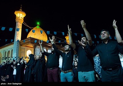 مراسم احیای شب قدر در حرم شاهچراغ (ع)-شیراز
