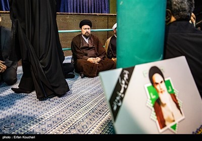 سیدحسن خمینی در مراسم تجدید میثاق کارکنان وزارت ارتباطات با آرمان‌های امام راحل