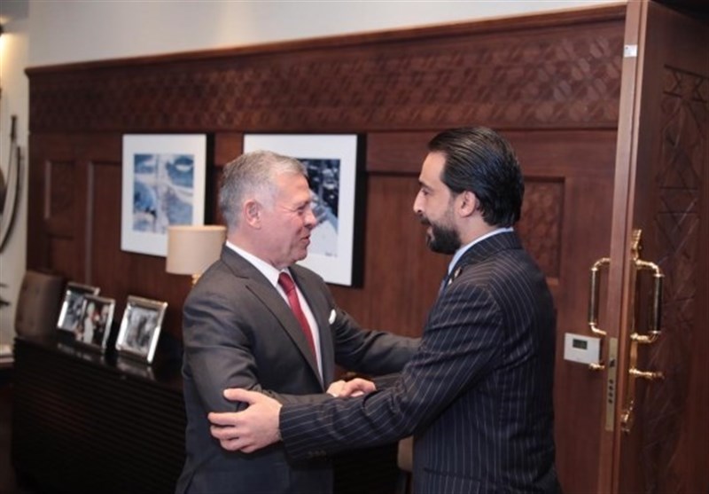 دیدار رئیس پارلمان عراق با پادشاه اردن
