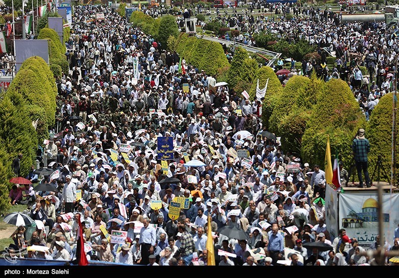 نه به معامله قرن|راهپیمایی روز جهانی قدس در اردبیل برگزار شد + فیلم