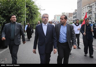 حضور رضا اردکانیان وزیر نیرو در راهپیمایی روز جهانی قدس در تهران