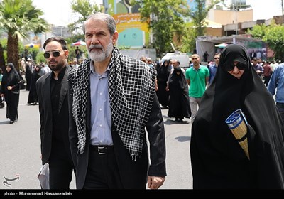حضور صادق محصولی در راهپیمایی روز جهانی قدس - تهران