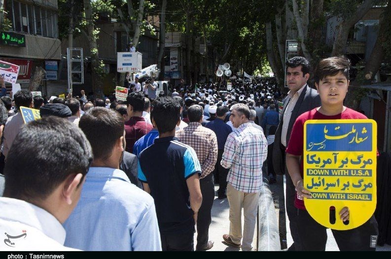 گزارش تصویری :مردم  لرستان با  حضور پرشور خود در راهپیمایی روز قدس
