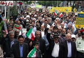 حضور حماسی مردم زنجان در راهپیمایی روز قدس+ تصاویر
