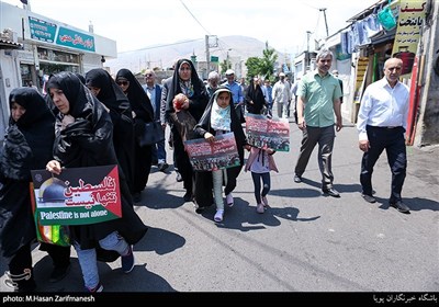 راهپیمایی روز جهانی قدس در محله کن