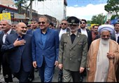 نه به معامله قرن| حضور وزیر دفاع در جمع راهپیمایان روز قدس در زنجان+ عکس