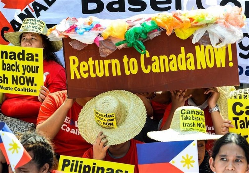 فیلیپین زباله‌های کانادا را برمی‌گرداند