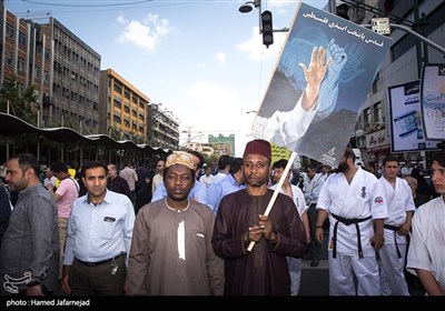 شخصیت های خارجی حاضر در راهپیمایی روز جهانی قدس در تهران