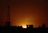 پدافند هوایی سوریه موشک مهاجم را رهگیری و ساقط کرد