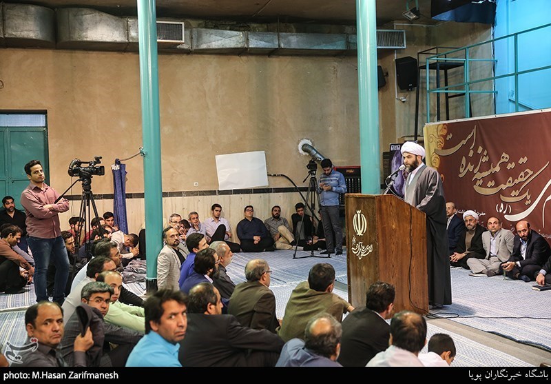 سخنرانی حجت الاسلام قمی رییس سازمان تبلیغات اسلامی در حسینیه جماران
