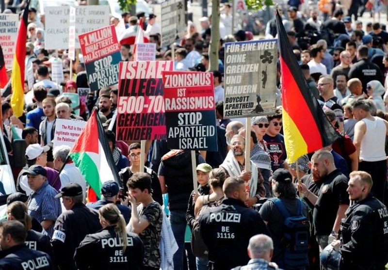 اعتراضات ضد اسرائیلی به مناسبت روز قدس در برلین برگزار شد